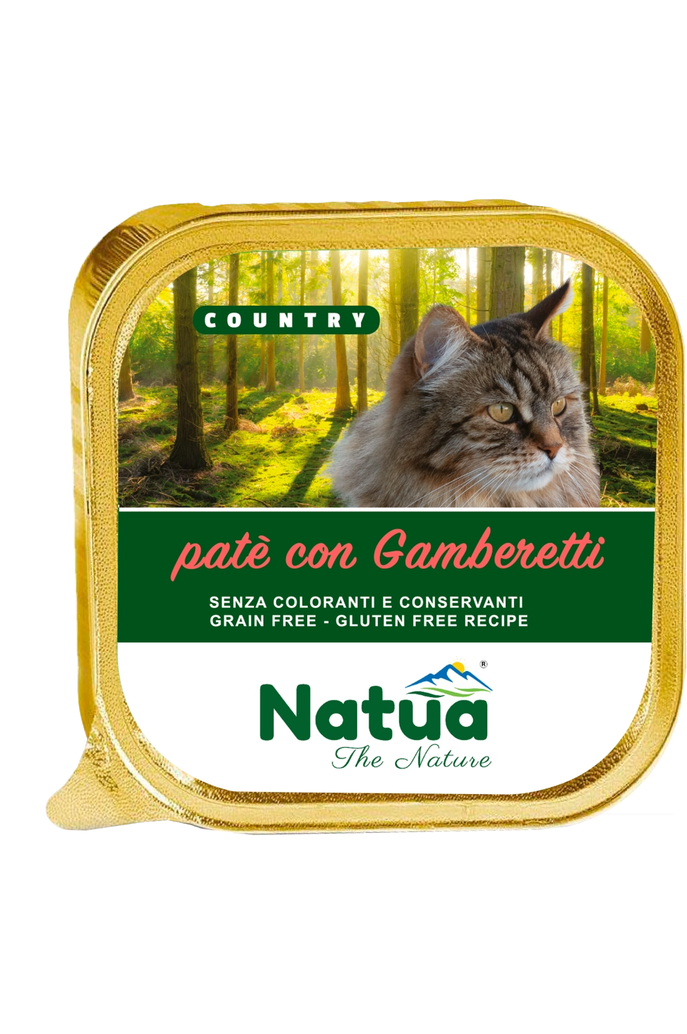 Natua пастет за котки със скариди 100гр