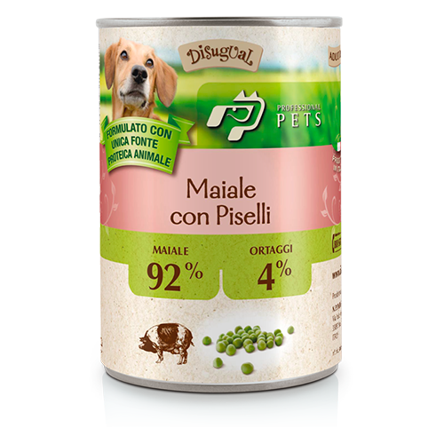 DISUGUAL PROFESSIONAL PETS-консерва пастет за кучета със свинско и грах 400гр