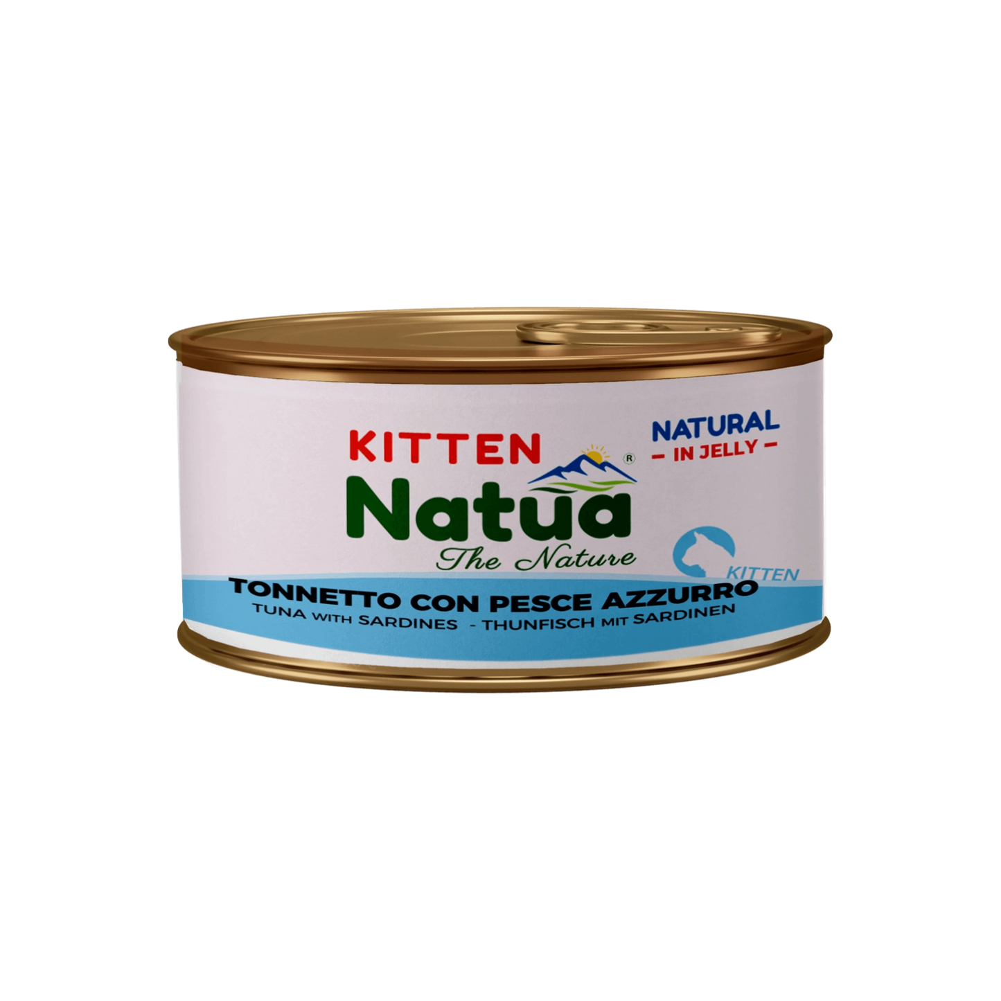 Natua бебе коте Риба тон и сардини в желе 85 гр