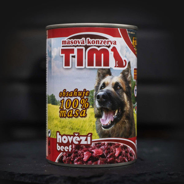 Tim кучешка консерва със 100% говеждо месо