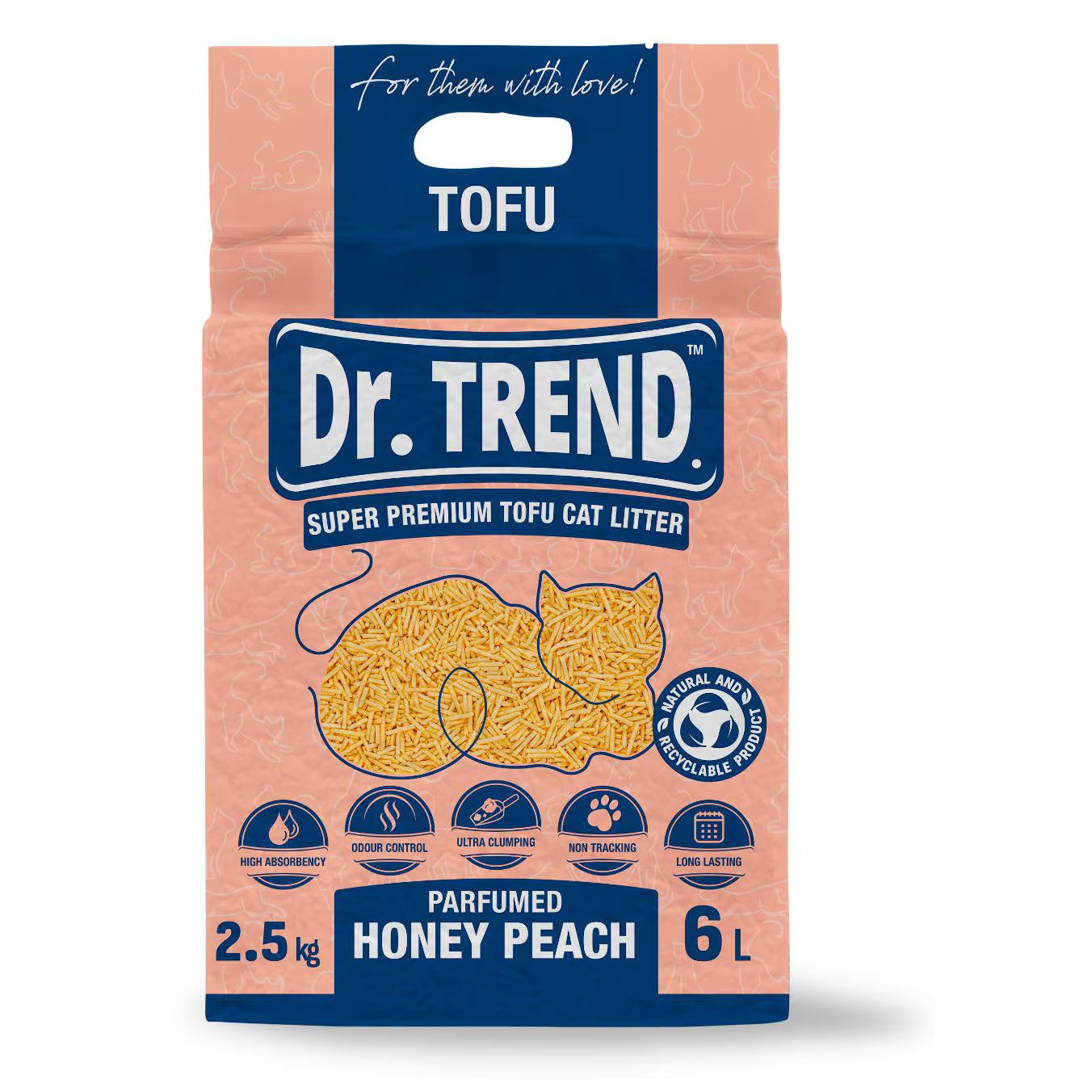 Dr TREND котешка тоалетна 6л