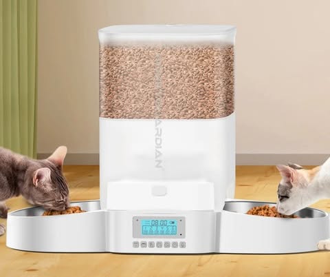 HoneyGuaridan двустранна хранилка за котки и кучета от мини породи