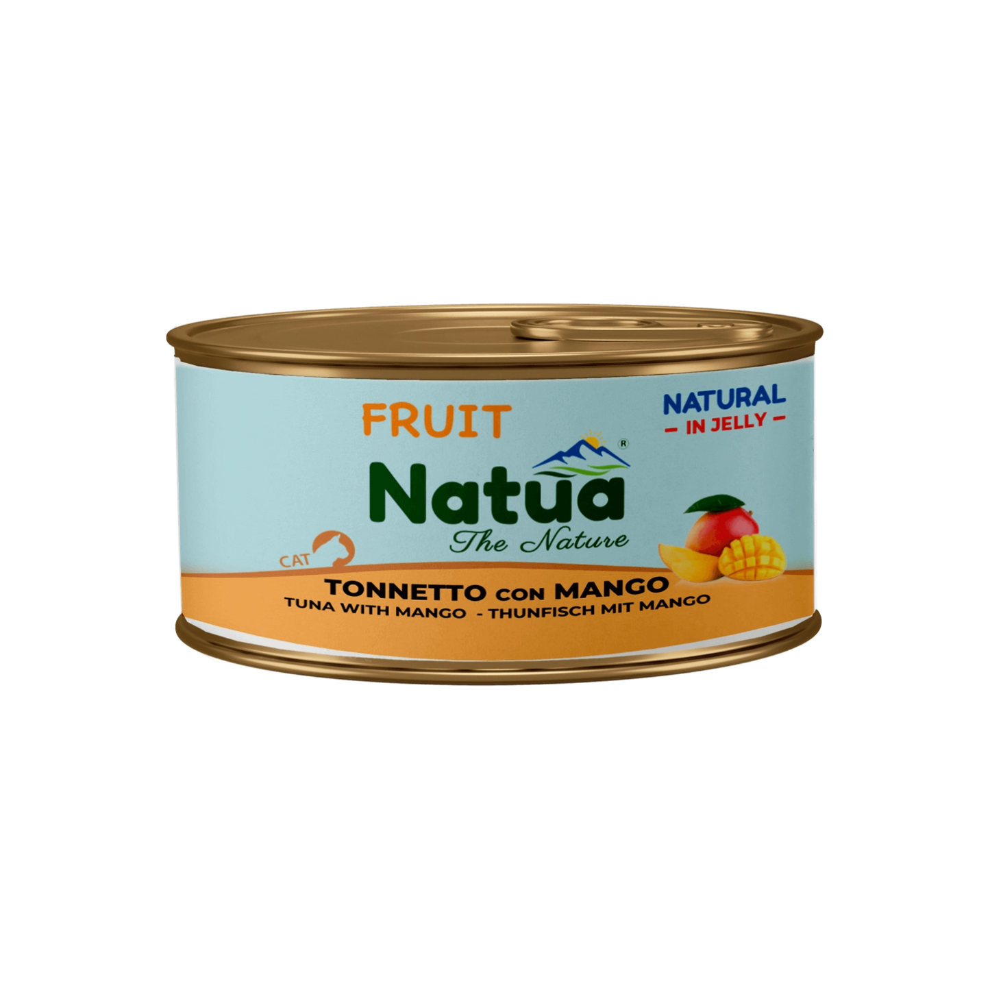 Natua котка Риба тон с манго в желе 85 гр
