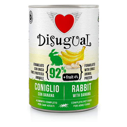 DISUGUAL FRUIT-консерва пастет за кучета със заек и банан