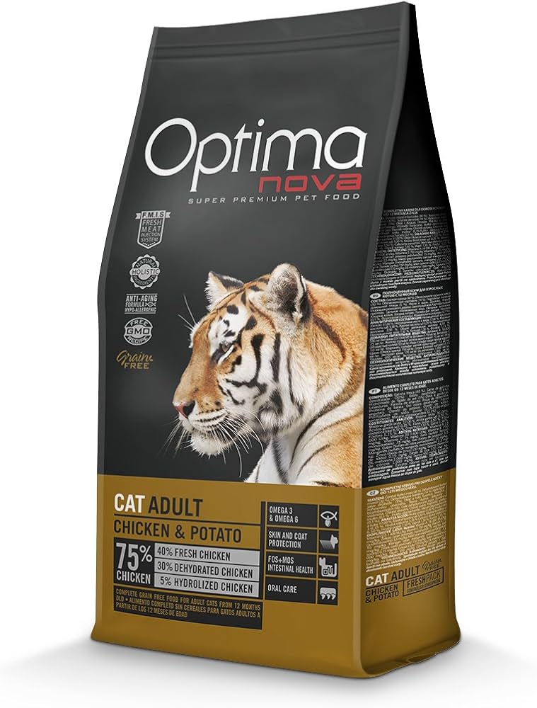 Optima Nova- храна за котки с пиле и картоф