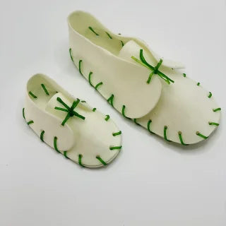 My Hobby лакомство за кучета обувка пресована телешка кожа зелено бяла