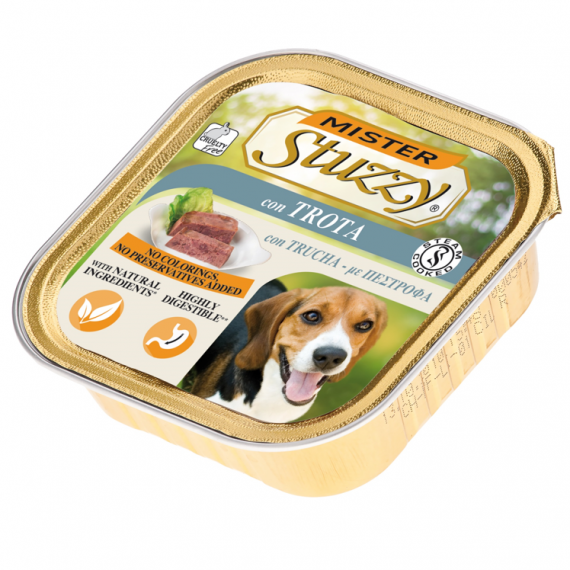 STUZZY пастет за кучета с пъстърва 150гр