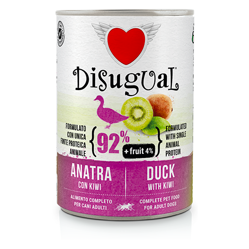 DISUGUAL FRUIT-консерва пастет за кучета с патица и киви