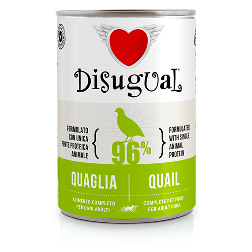 DISUGUAL ADULT-консерва пастет за кучета с пъдпъдък