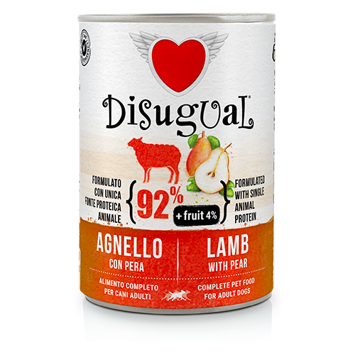 DISUGUAL FRUIT-консерва пастет за кучета с агне и круша