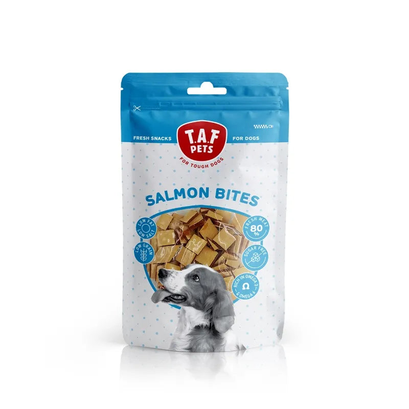 T.A.F PETS лакомство за кучета хапки със сьомга