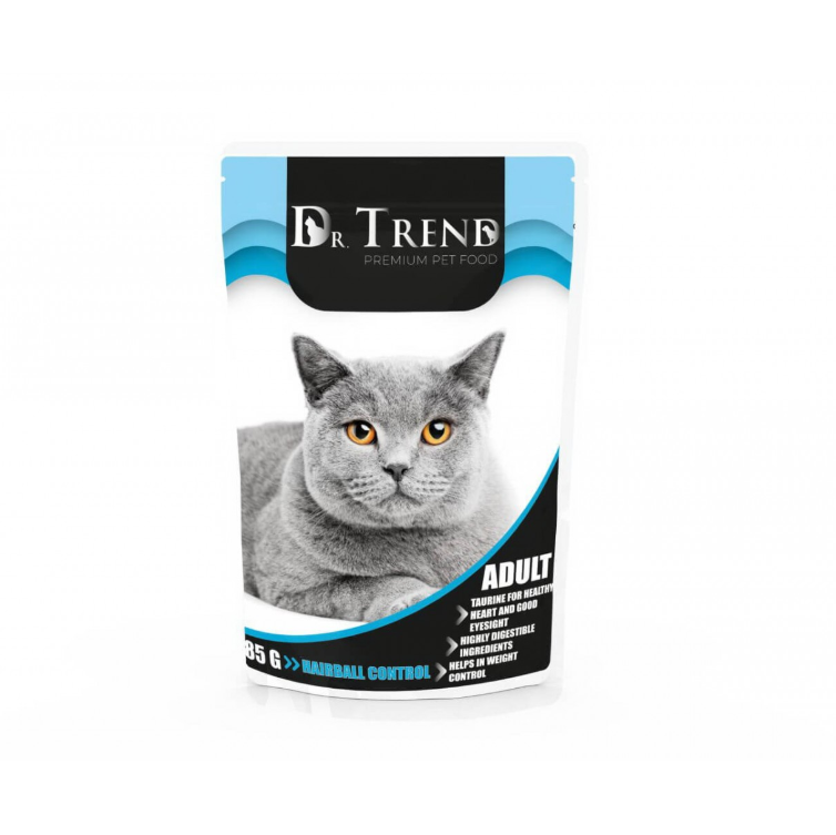 DR TREND паучове за котка HAIRBALL 12х85гр