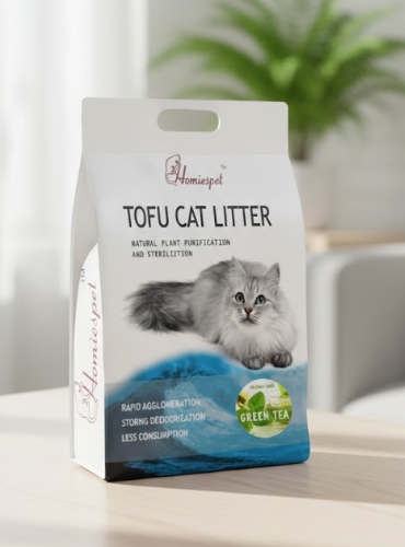 Tofu cat litter котешка тоалетна с аромат на зелен чай 18L