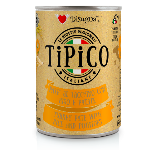 DISUGUAL TiPiCO-консерва пастет за кучета с пуйка, ориз и зеленчуци
