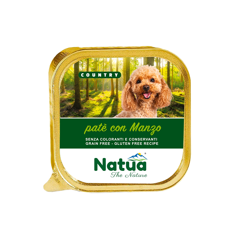 Пастет NATUA за кучета с говеждо 100гр