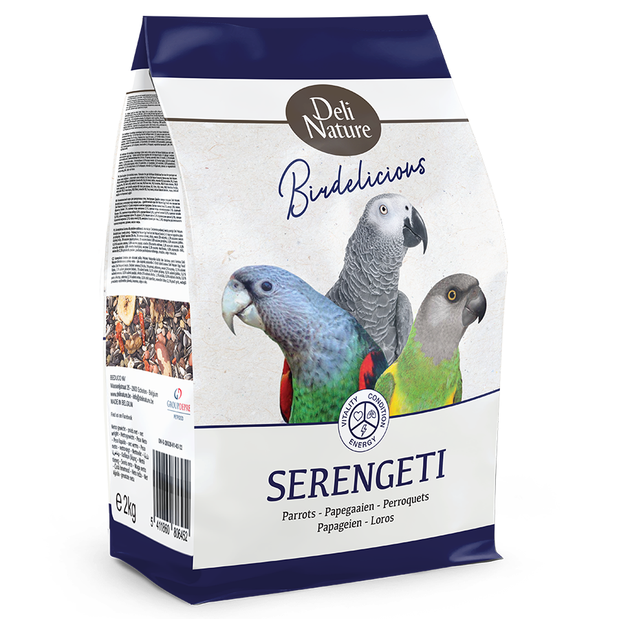 Deli Nature пълноценна храна за големи папагали 750гр