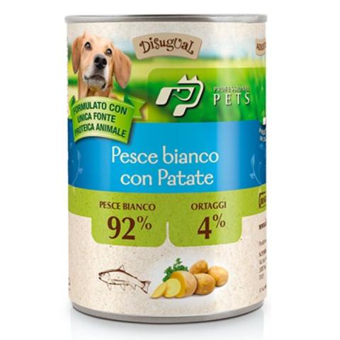 DISUGUAL PROFESSIONAL PETS-консерва пастет за кучета с бяла риба и картоф 400гр