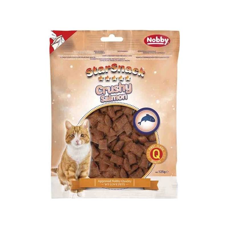 NOBBY лакомство за котка StarSnack Crushy Salmon 125гр