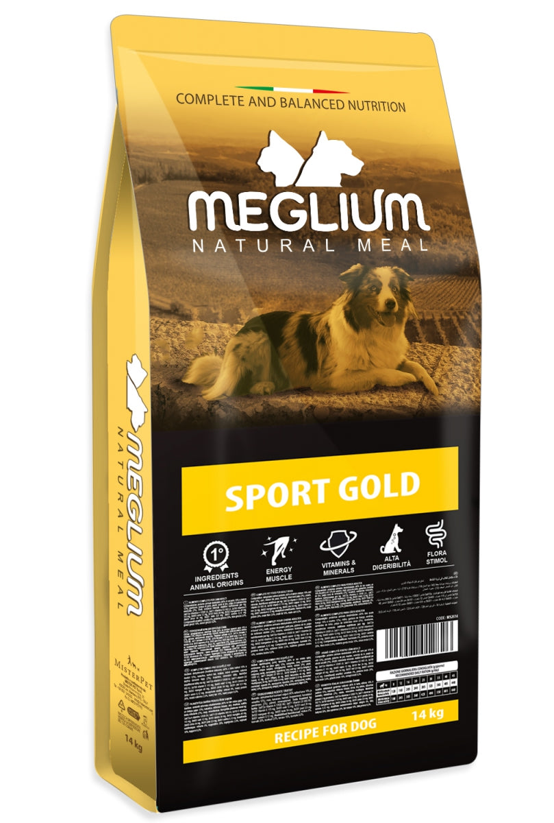 Meglium Adult Sport с пиле и говеждо 14кг