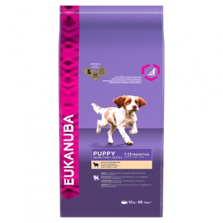 EUKANUBA DOG PUPPY SMMED LMBRC 02.5