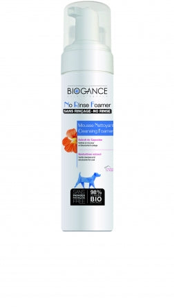 BIOGANCE NO RINSE FOAMER CAT cleaning foam for dogs