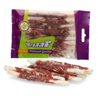 BRAAAF Twisted salted white skin with beef and fish 8/ 80g/12cm