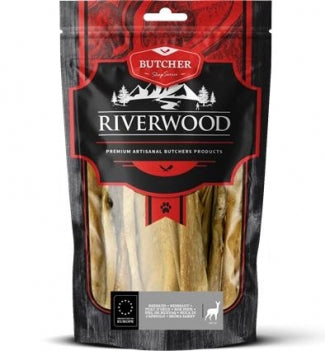 RIVERWOOD 140135 dried deer skin treats 200g