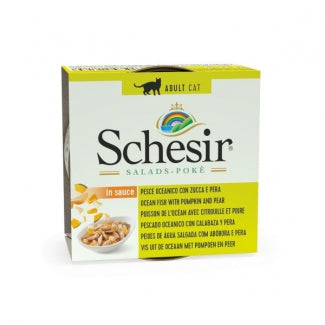 SCHESIR C850 kitten SALAD Ocean fish, pumpkin and pear 85 g