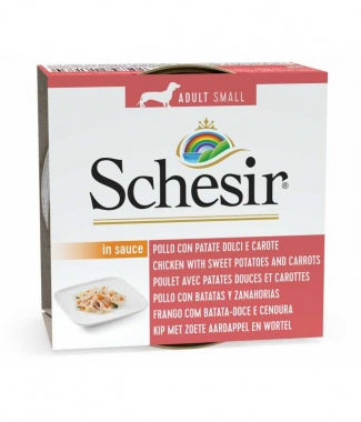 SCHESIR C1702 dog Chicken with potatoes and carrots 85 g