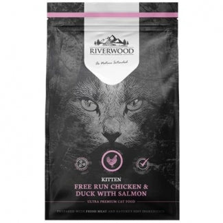 RIVERWOOD 240001 dry kitten Small chicken, duck and salmon 2kg