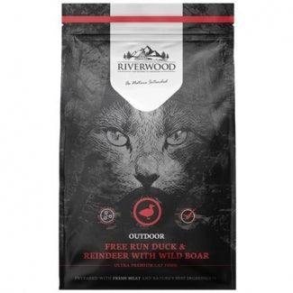 RIVERWOOD 240003 dry kitten Outdoor duck, deer and boar 2kg
