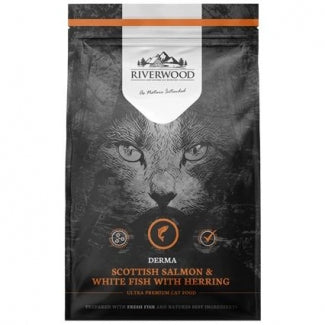 RIVERWOOD 240004 dry kitten Derma salmon, white fish and herring 2kg