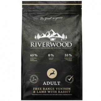 RIVERWOOD 140204 dry dog Adult Deer, lamb and rabbit 2kg