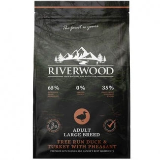 RIVERWOOD dry dog Adult large breeds Duck 12kg