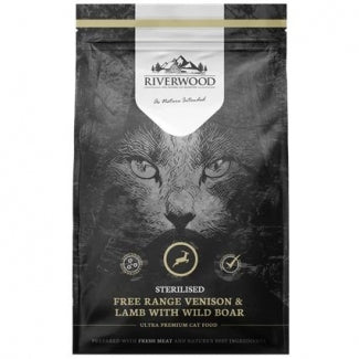 RIVERWOOD dry kitten Castrated with Deer, lamb and boar 6kg