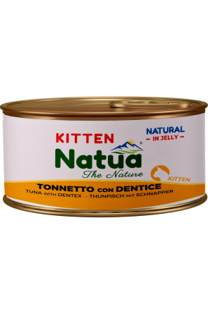 Natua бебе коте Риба тон и зубан в желе 85 гр