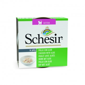 SCHESIR C0185 Kitten chicken with aloe in jelly