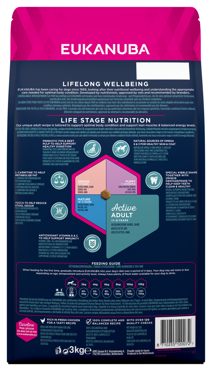 EUKANUBA ADULT SMALL 18кг