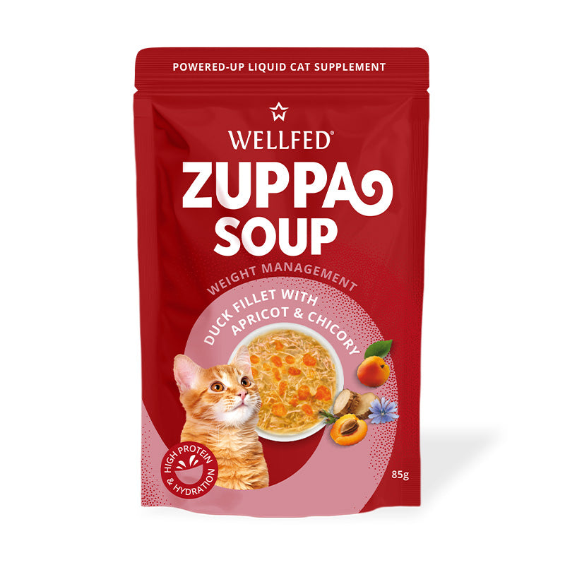 ZUPPA SOUP супа за котки с патица, кайсия и цикория 85гр