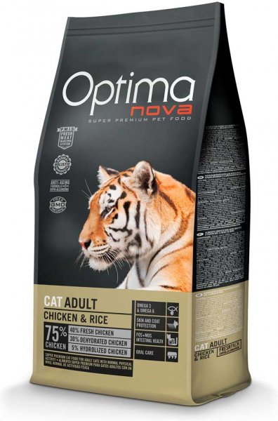 Optima Nova- храна за котки с пиле и ориз