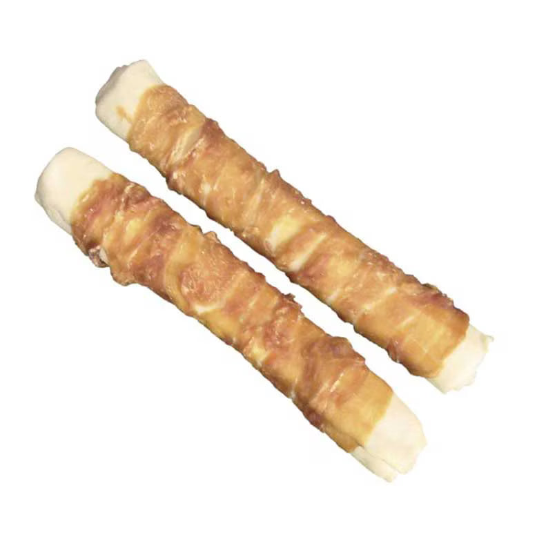 NOBBY лакомство StarSnack 2в1 Barbecue Wrapped Chicken 285гр/2бр/24см-40мм