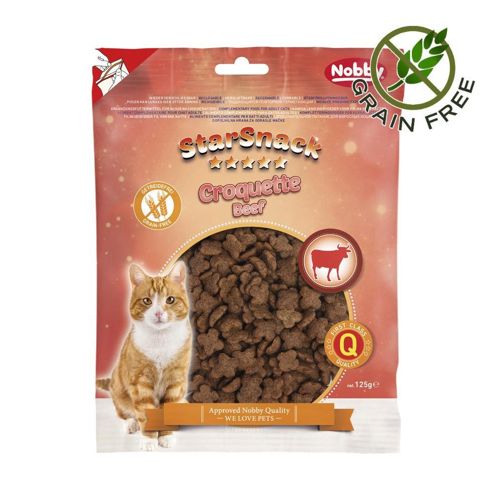 NOBBY лакомство за котка StarSnack Croquette Beef 125гр