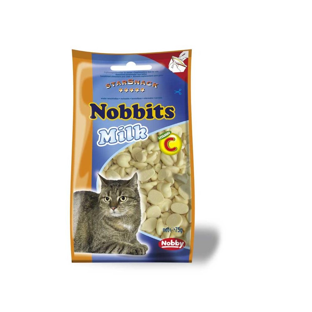 NOBBY лакомство за котка StarSnack мляко 75гр