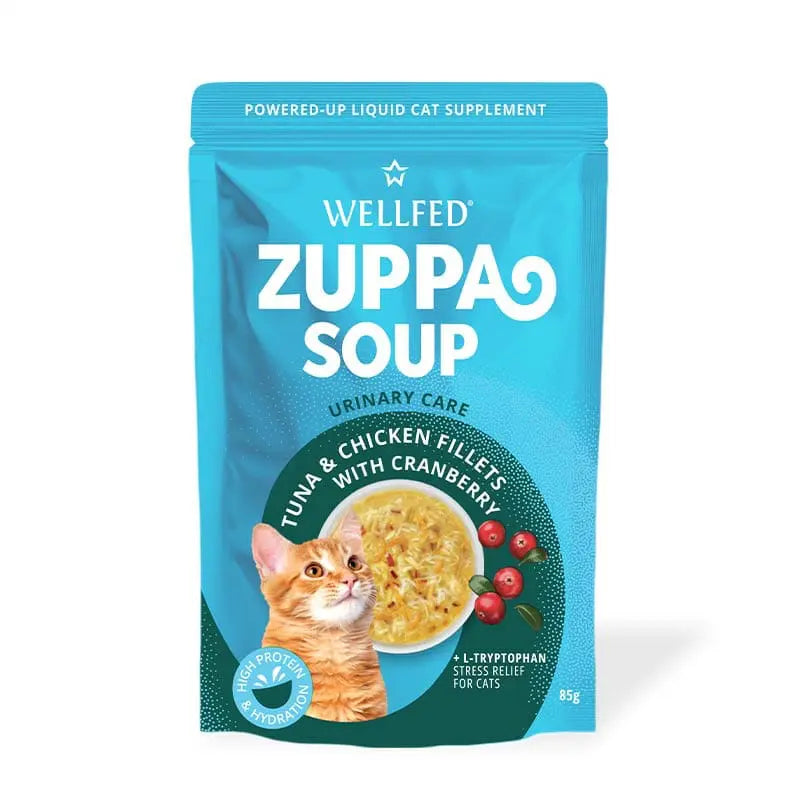 ZUPPA SOUP супа за котки с риба тон, пиле и червена боровинка 85гр