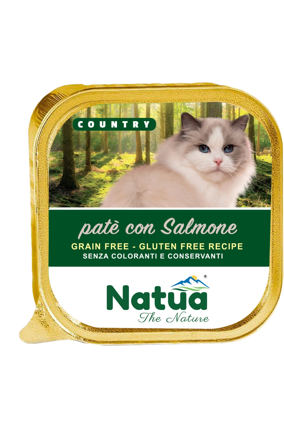 Natua пастет за котки със сьомга 100гр