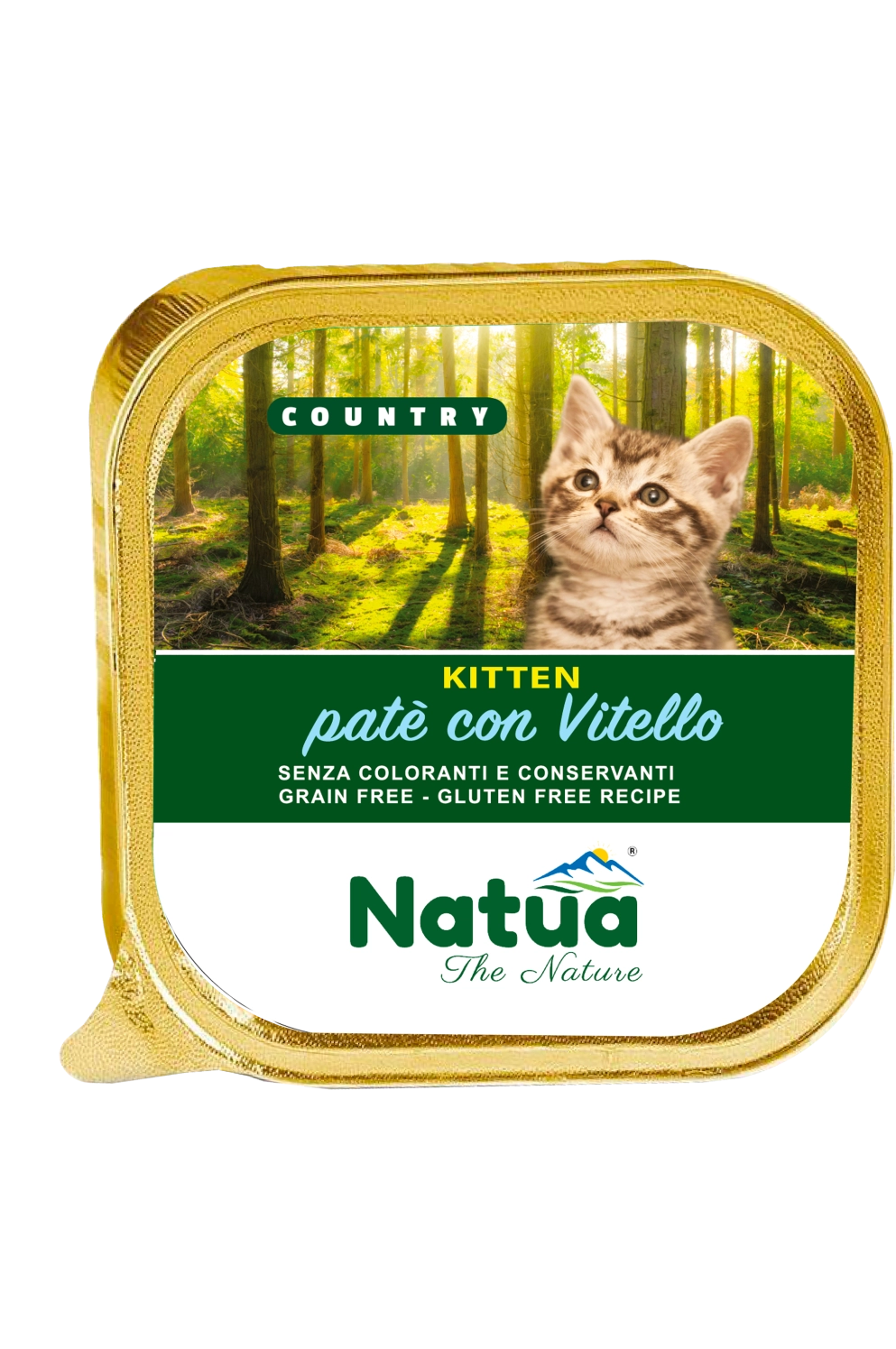 Natua пастет за бебета котенца с телешко 100гр