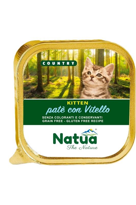 Natua пастет за бебета котенца с телешко 100гр