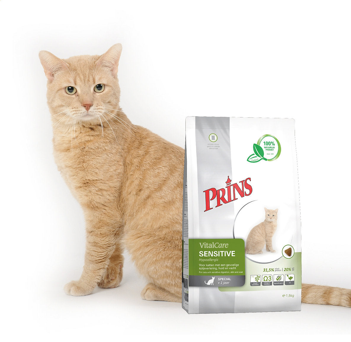 PRINS SENSITIVE HYPOALLERGENIC 31,5/20 със Сьомга