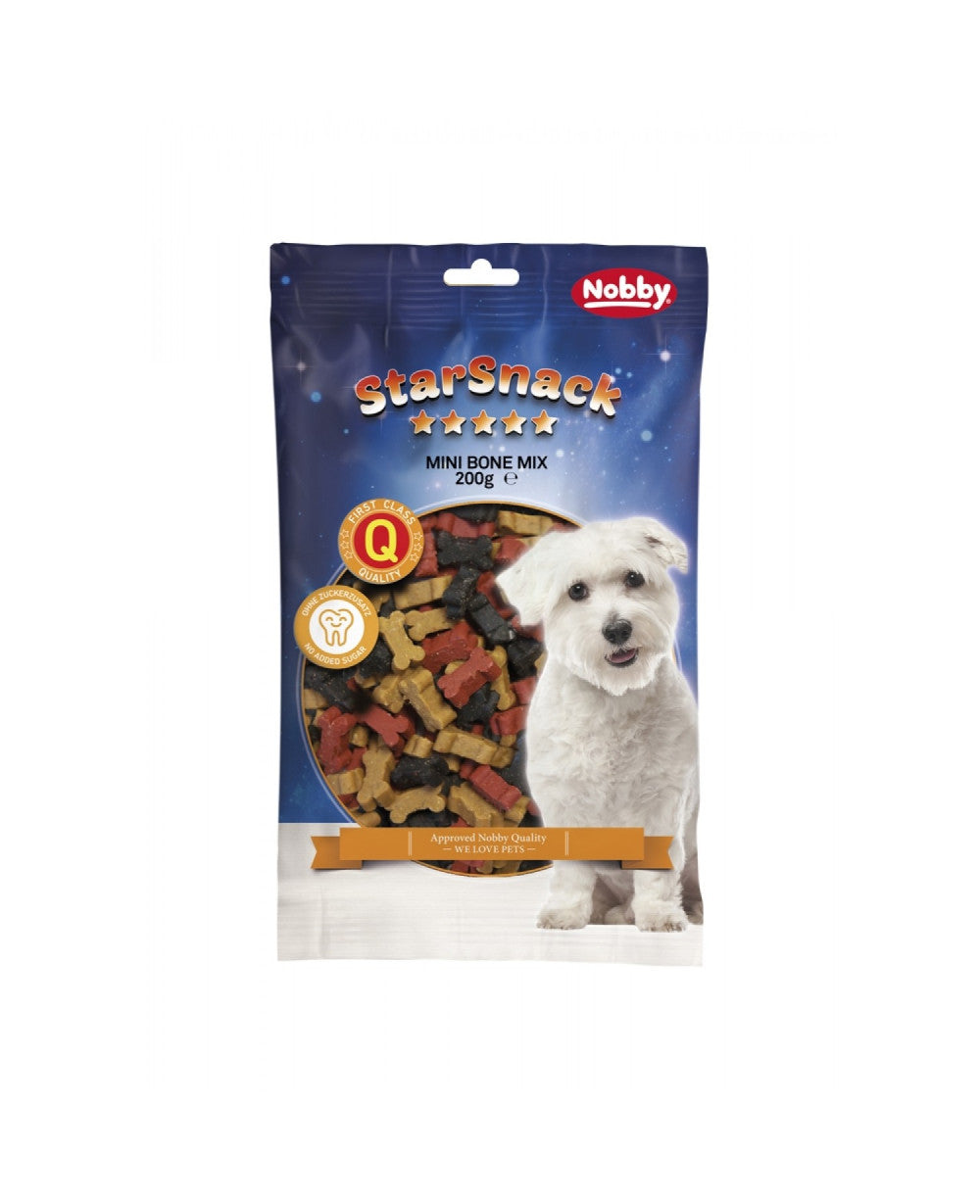 NOBBY лакомство StarSnack Mini Bones MIX 200гр