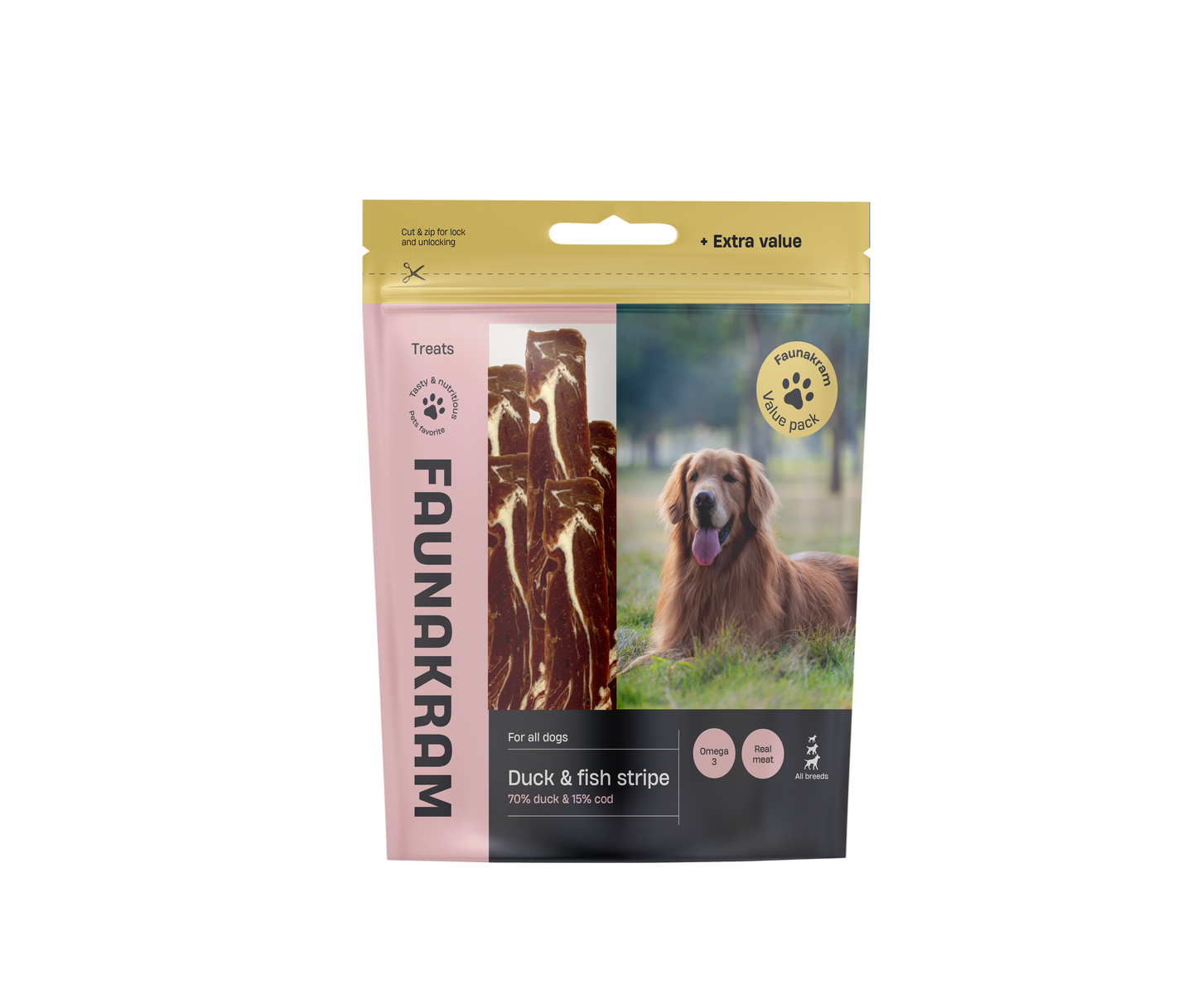 Faunakram Duck & Fish Stripe